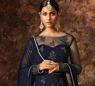 Boat neck kurti sales designs with net